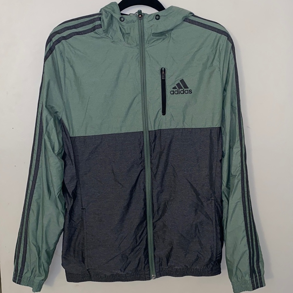 Olive Adidas jacket